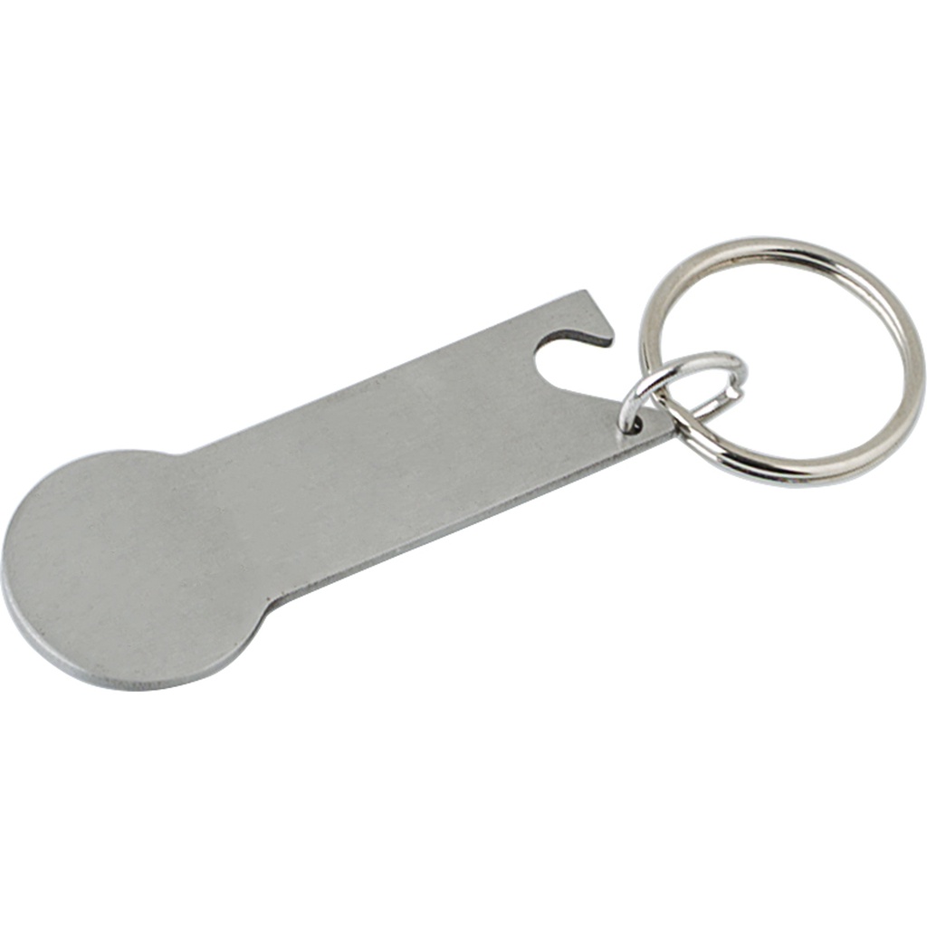 Stainless steel multifunctional keyring