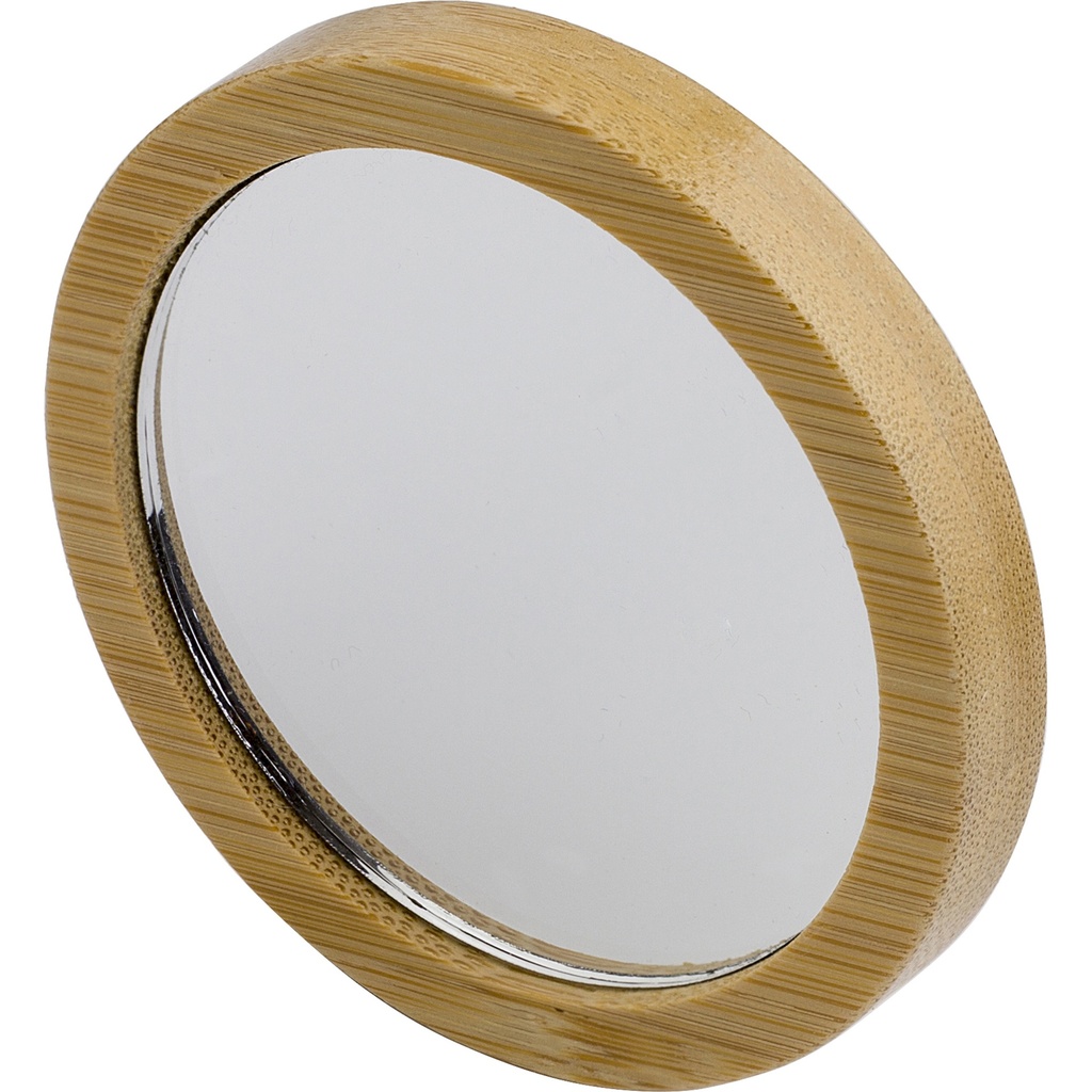 Bamboo pocket mirror