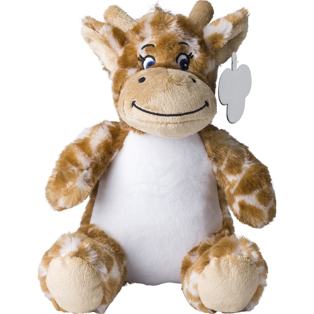 Plush giraffe, suitable for direct digital print