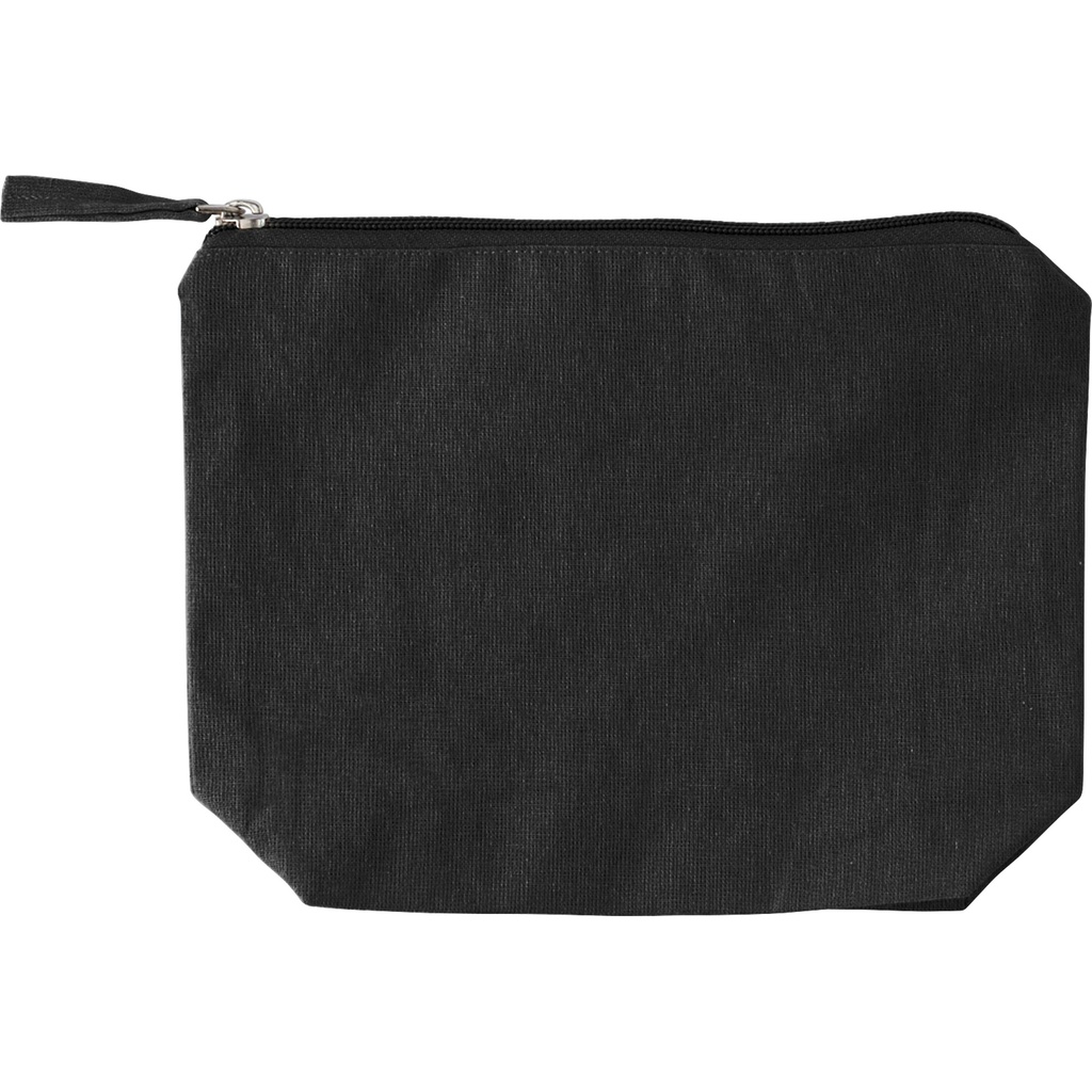 Recycled cotton cosmetic bag. (180gsm/5.31oz)