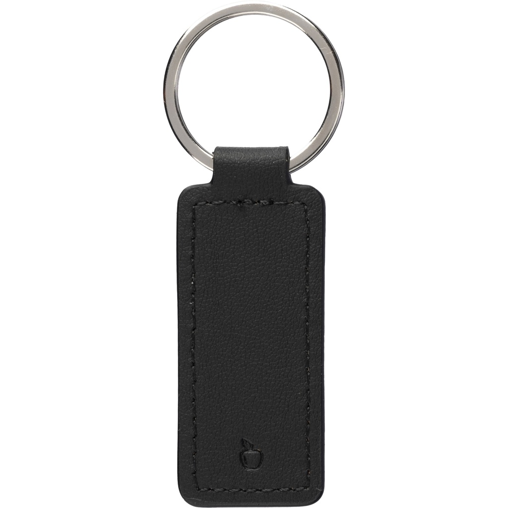 Apple leather keyring