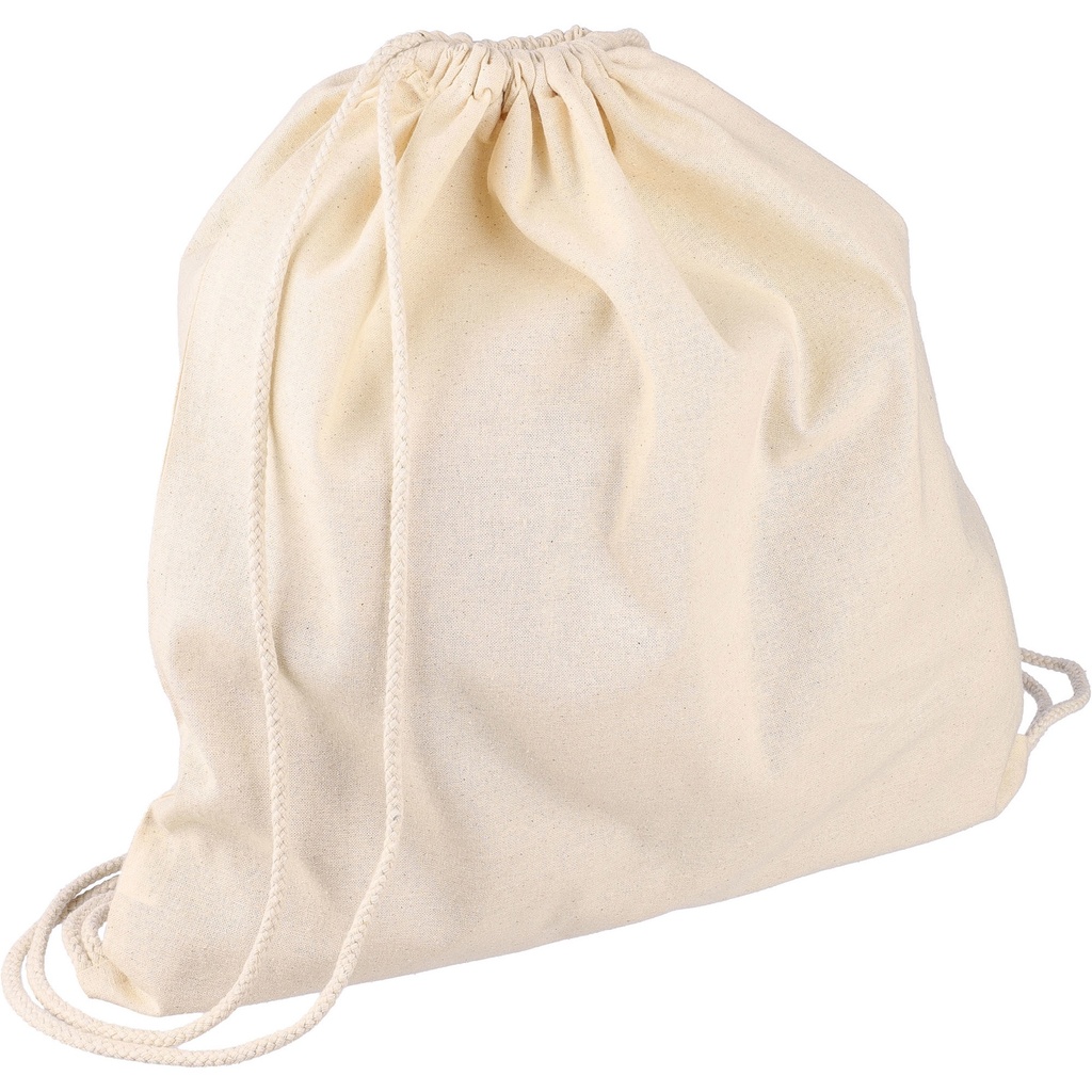 OEKO-TEX® cotton drawstring bag (140gsm/4.13oz)