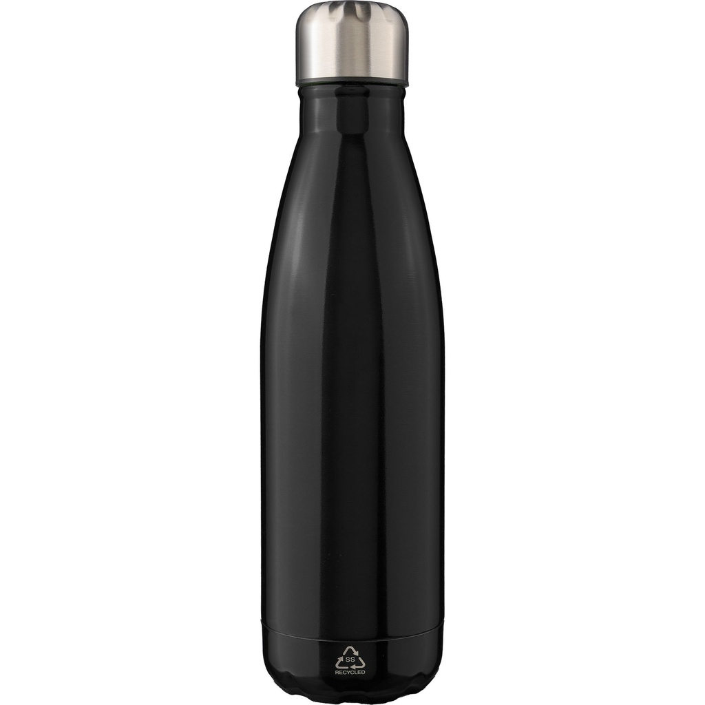Recycled stainless steel single walled bottle (650ml)