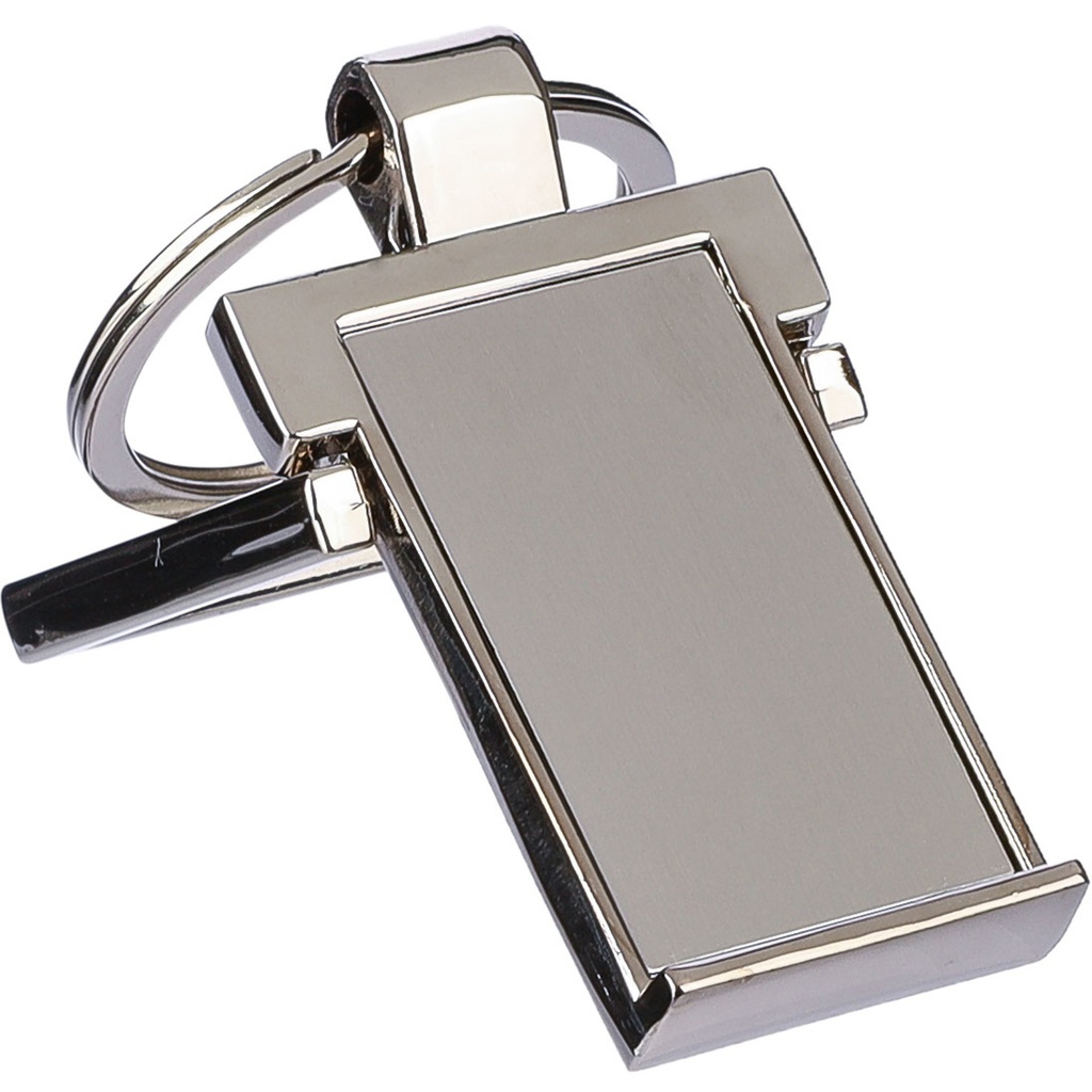 Metal keyring and phone stand