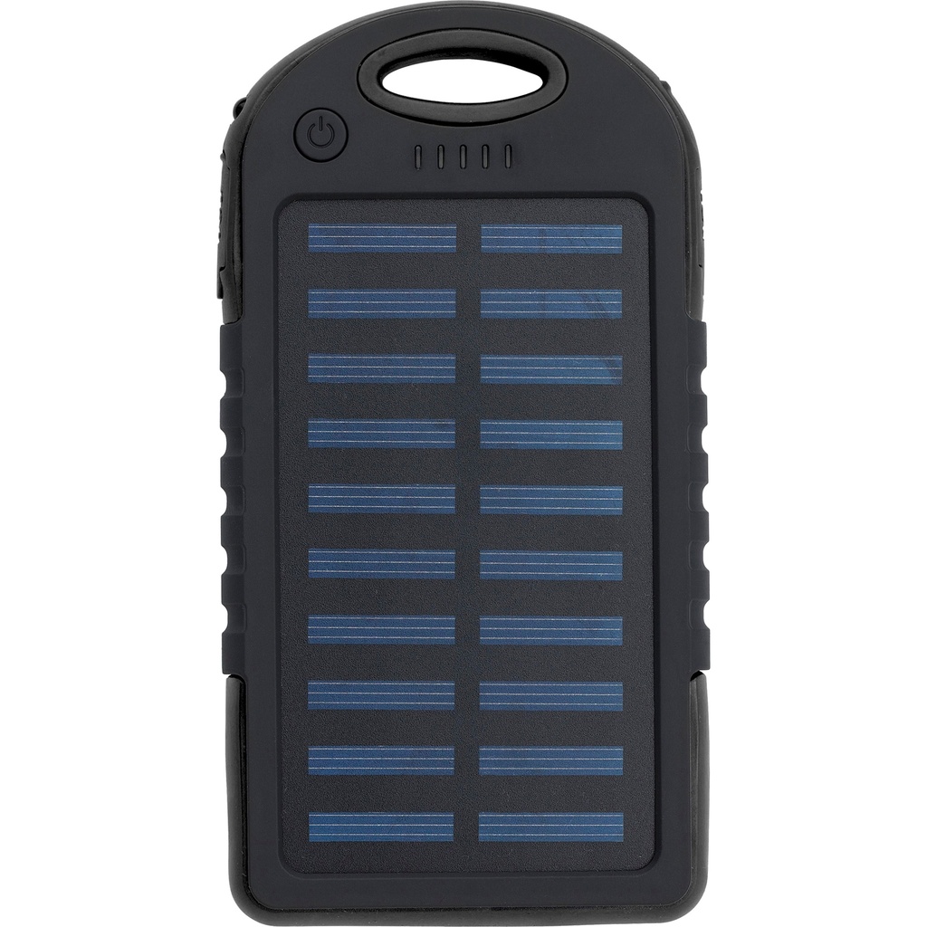 Rubberised solar power bank (4000 mAh)