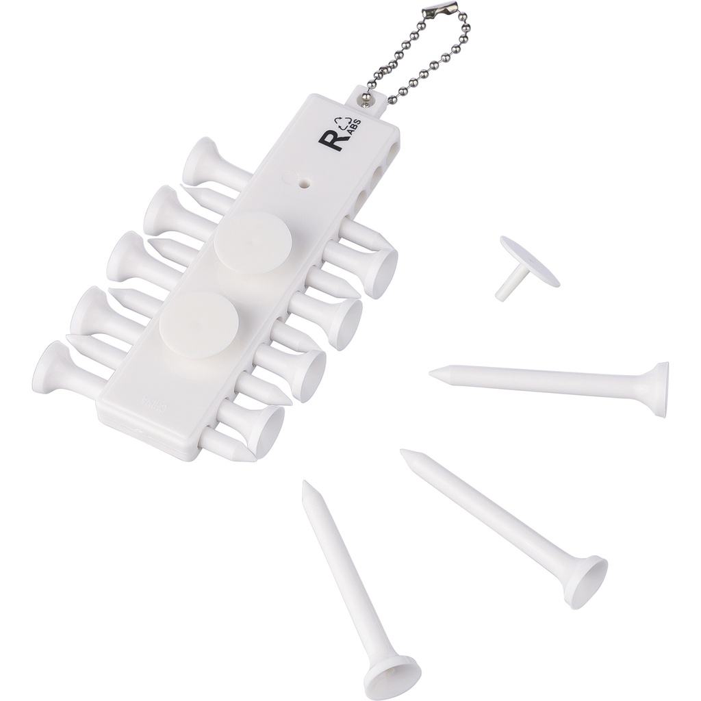 Recycled golf tee set