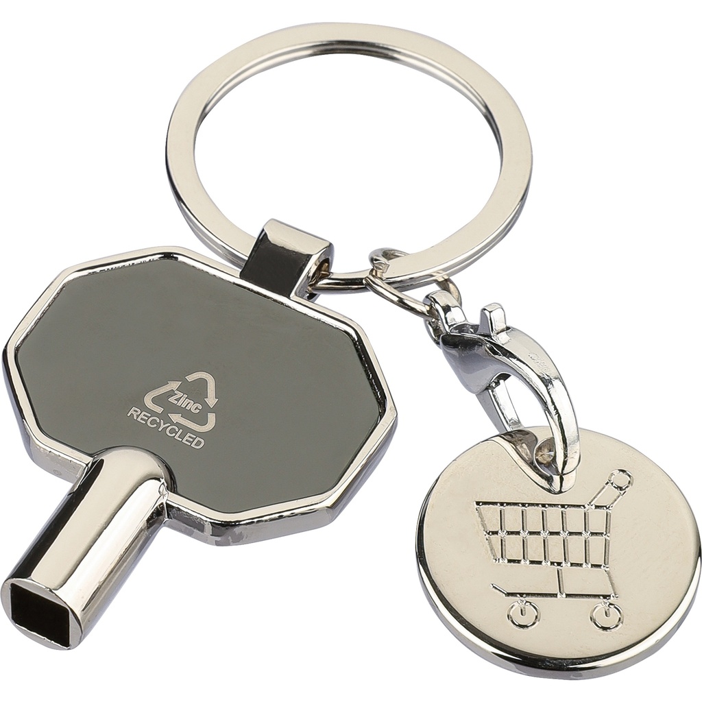 Recycled radiator keychain