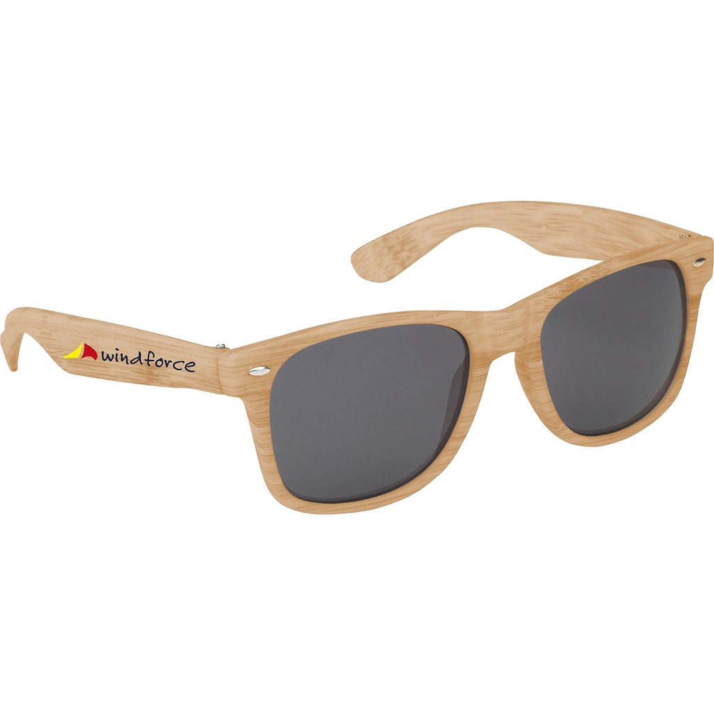 Bamboo look sunglasses