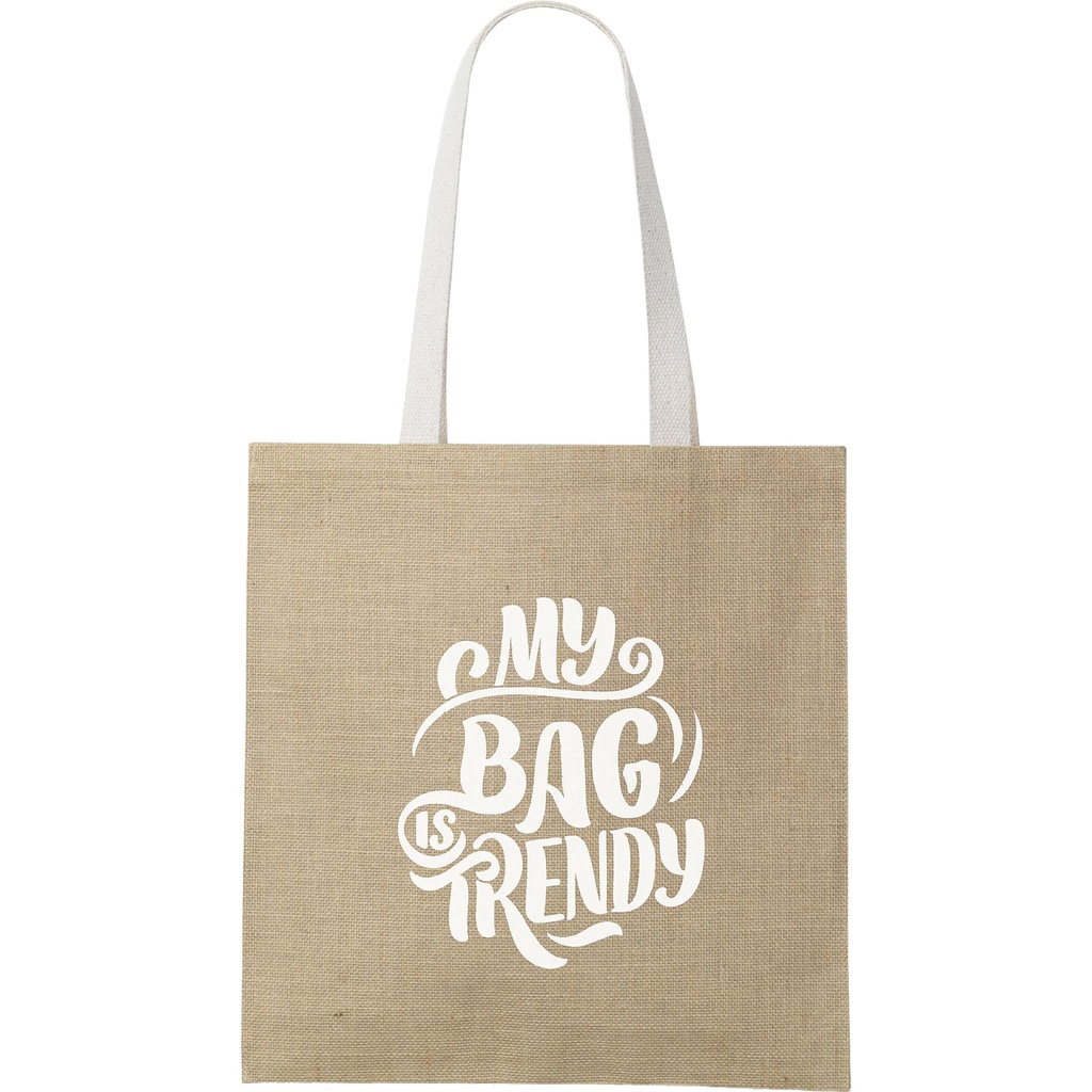 Jute shopping bag