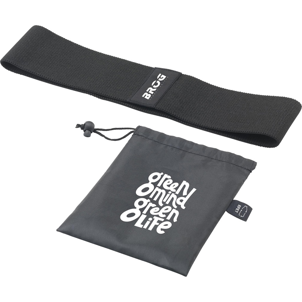 RPET resistance band in a pouch