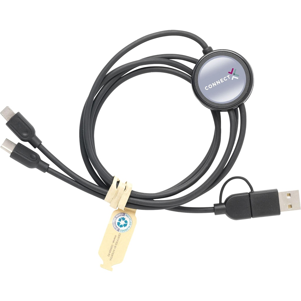 Recycled charging cable