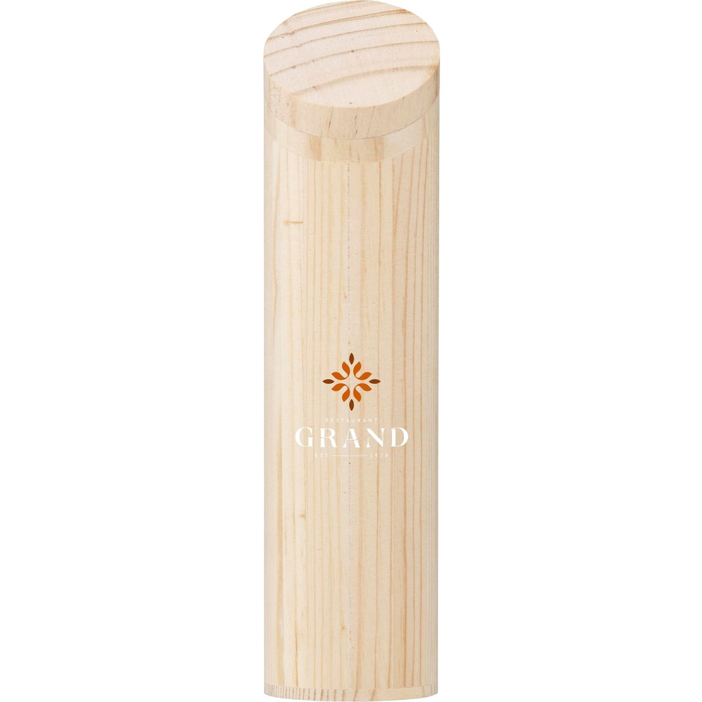 Pinewood bottle opener