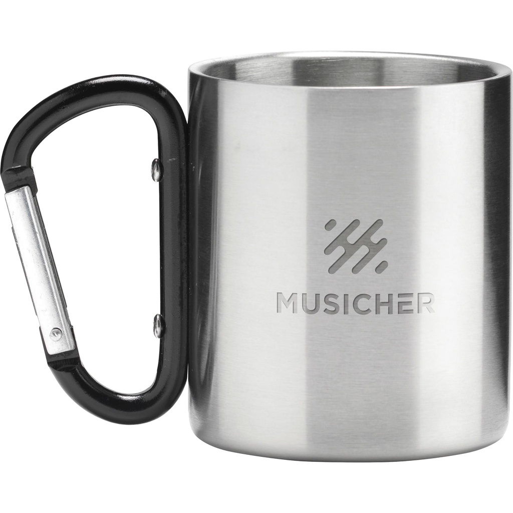 Carabiner double walled mug (220ml)