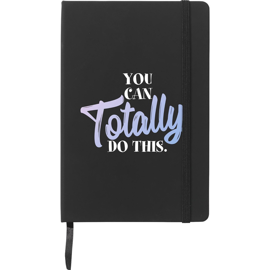 Notebook with grid square pages (approx. A5)