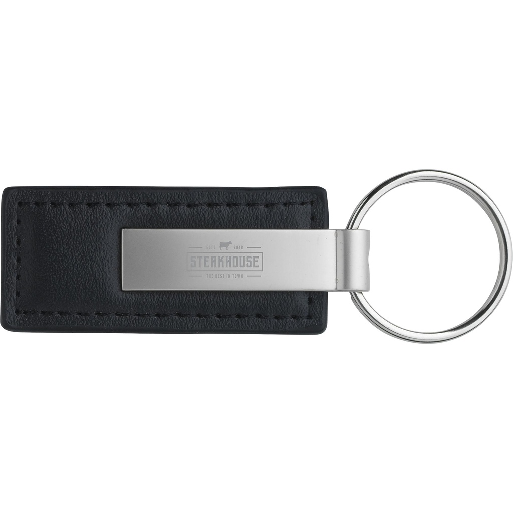Leather keyring