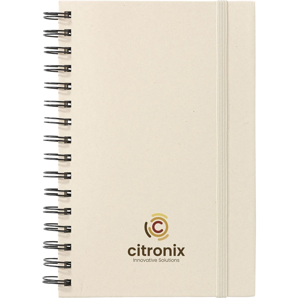 Sugarcane spiral notebook (approx. A5)