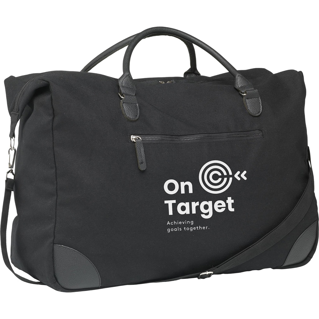 Recycled canvas travel bag