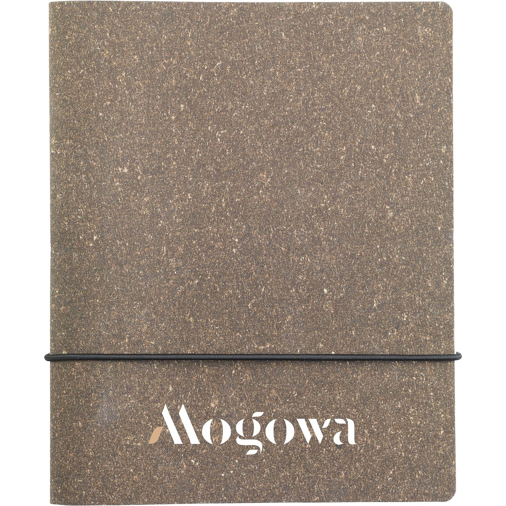 Made recycled leather notebook (approx. A5)