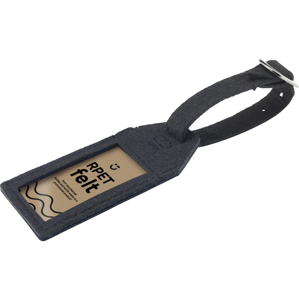 RPET felt luggage tag