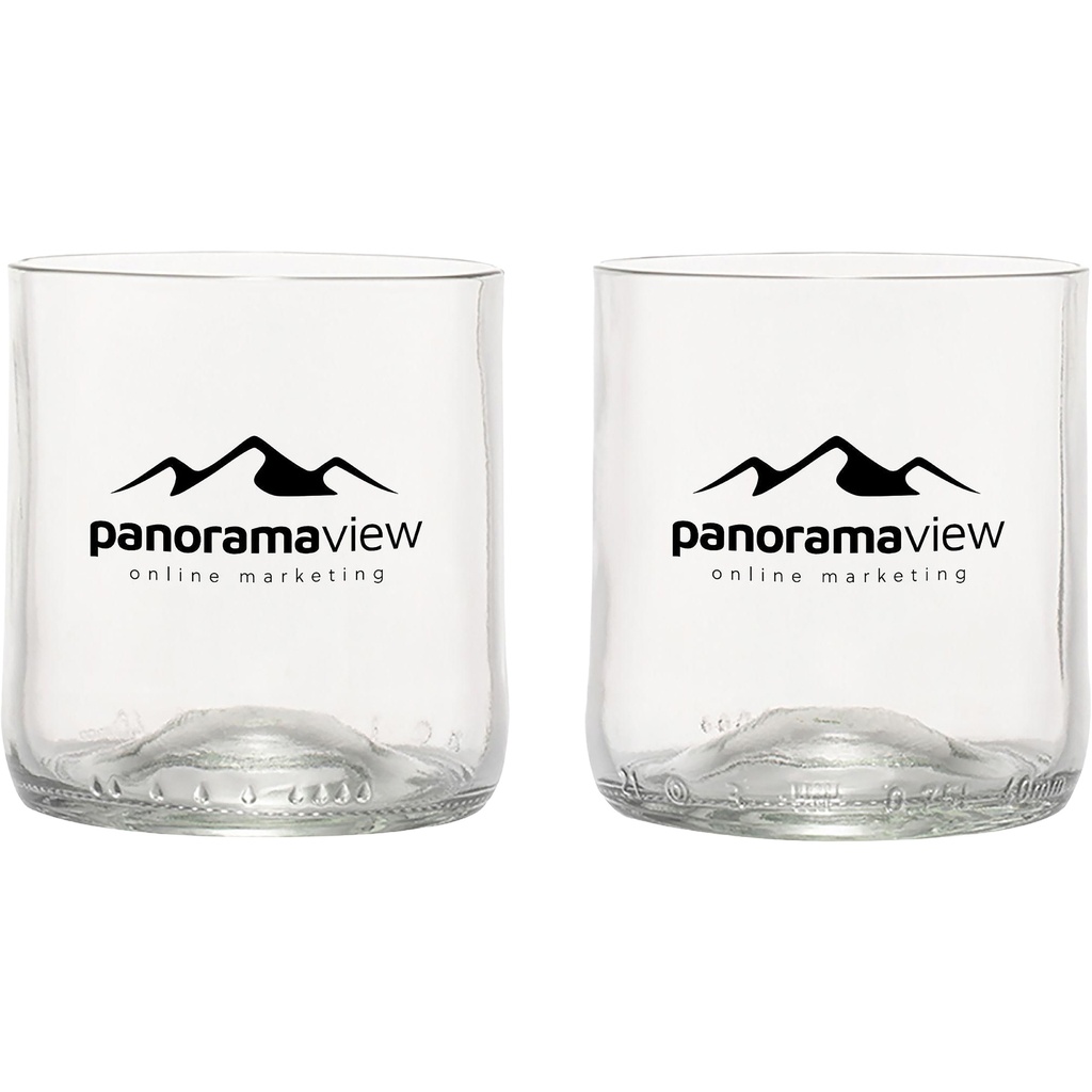 Rebottled® 2-pack drinking glasses