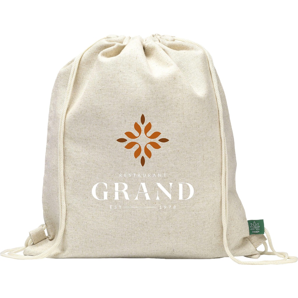 Hemp drawstring bag (250 gsm/7.37oz)