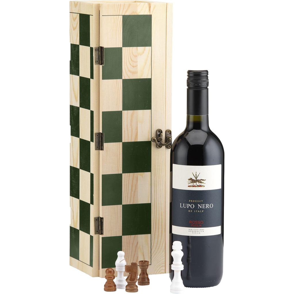 Rackpack wine gift box & chess game