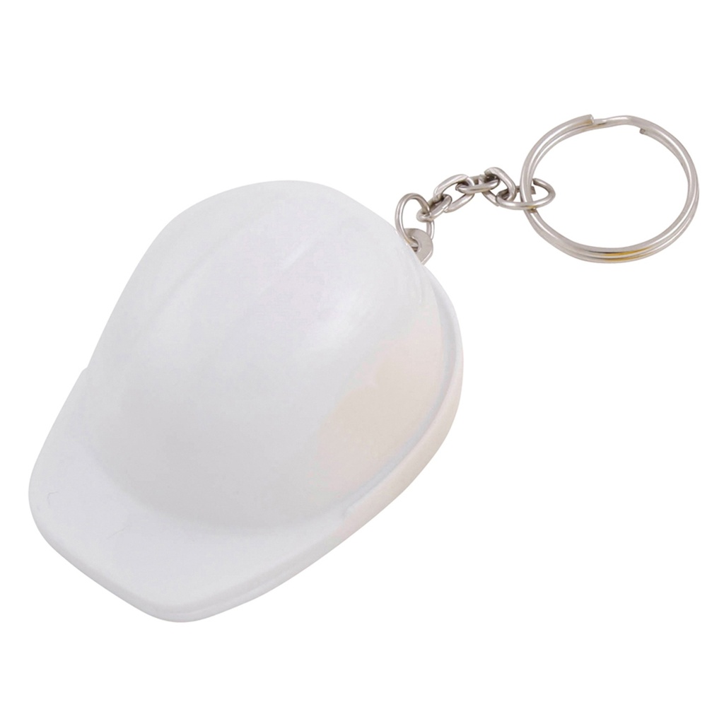 Hard hat bottle opener and keyring