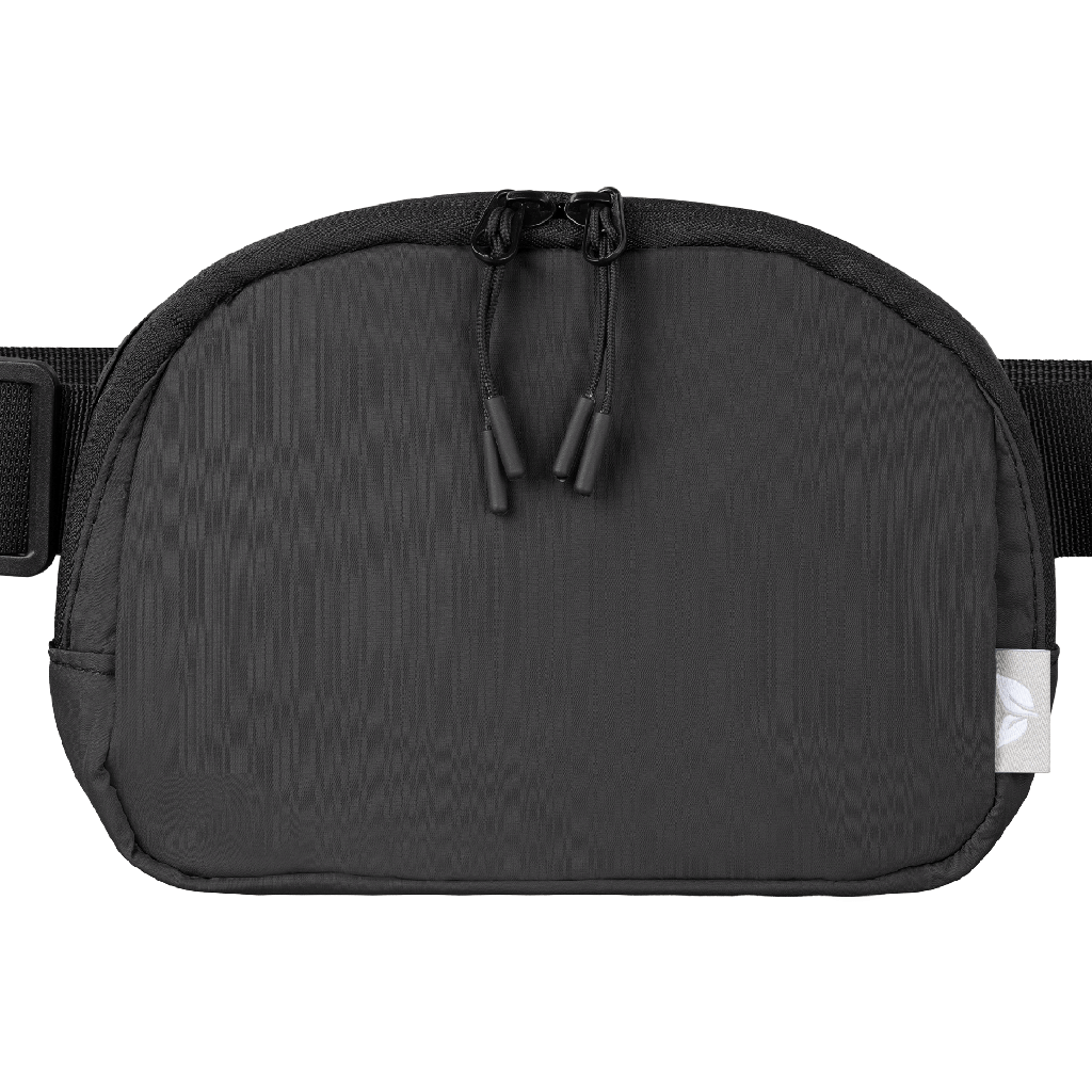 Taiga rPET Nylon Zippered Waist Bag - 1.2 L