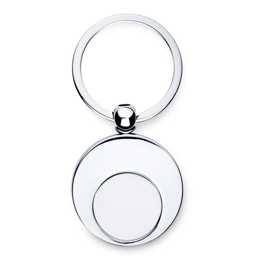 [IT3866-17] Metal Key Ring With Token