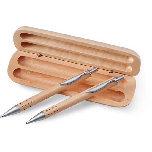 [KC1701-40] Pen Gift Set In Wooden Box
