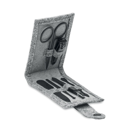 [MO2140-07] Rpet Felt 6 Piece Manicure Set