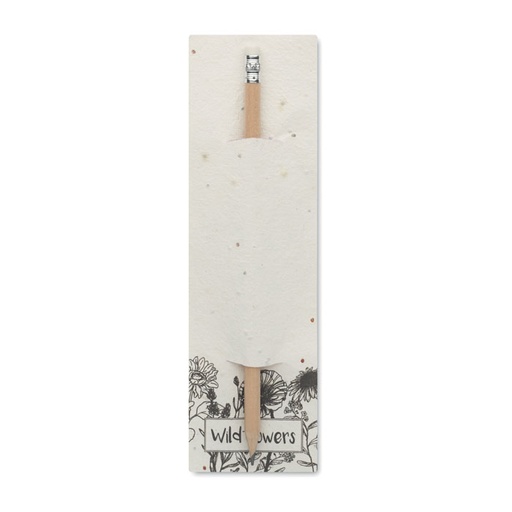 [MO2257-06] Natural Pencil In Seeded Pouch