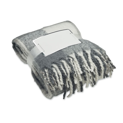 Chequered Mohair Blanket