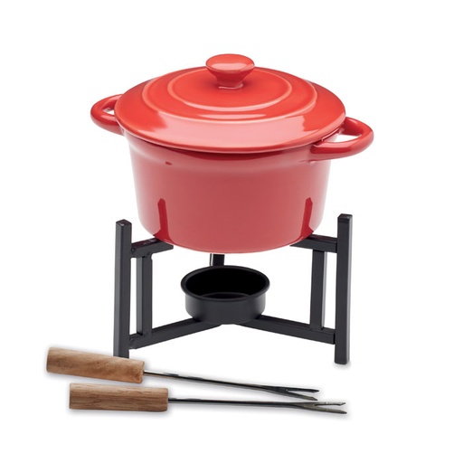 [MO2386-05] Ceramic Fondue Set 300 Ml