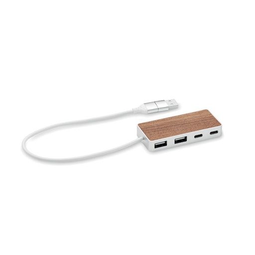 [MO2387-40] Usb Hub 4 Ports 27,5 Cm