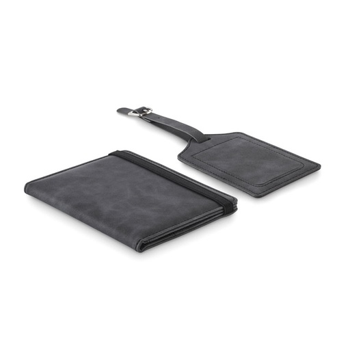 [MO2535-15] Passport And Luggage Tag Set