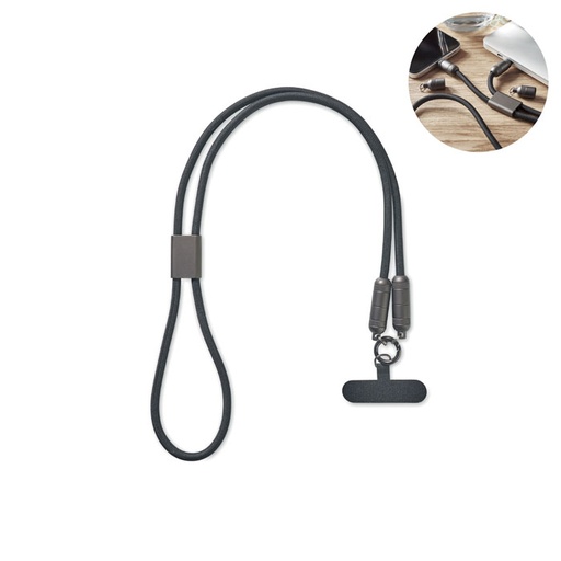 [MO2585-03] 60W Phone Holder Lanyard Cable
