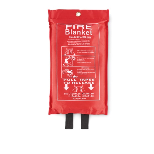 [MO6386-05] Fire Blanket In Pouch 120X180