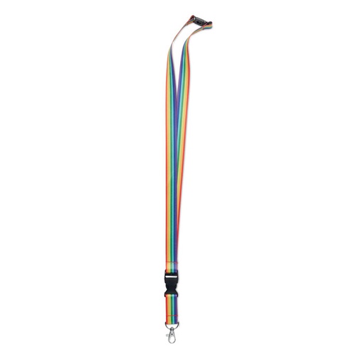 [MO6423] Rainbow Rpet Lanyard