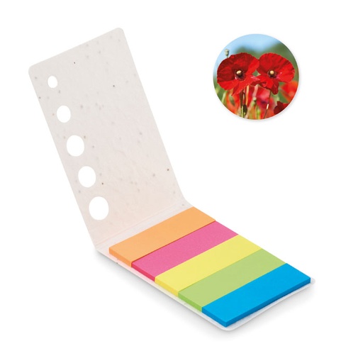 [MO6511-06] Seed Paper Page Markers Pad