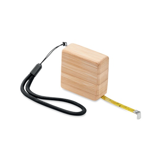 [MO6519-40] Measuring Tape In Bamboo 1M