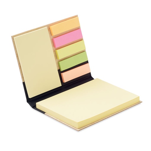 [MO6529-03] Bamboo Sticky Note Memo Pad