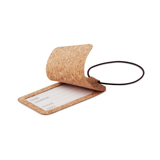 [MO6556-13] Cork Luggage Tag