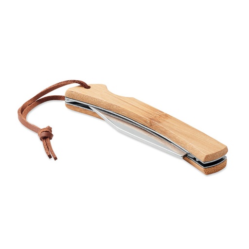 [MO6623-40] Foldable Knife In Bamboo