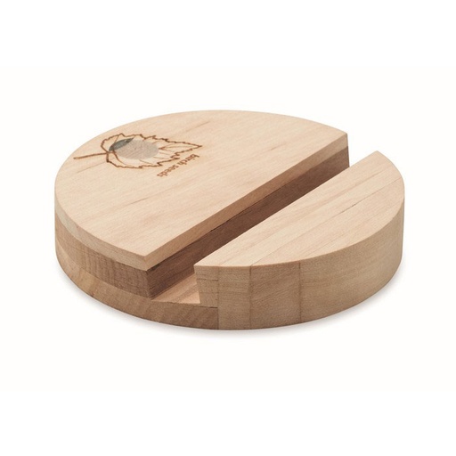 [MO6691-40] Birch Wood Phone Stand