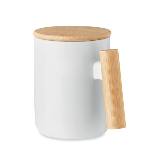 [MO6781-06] Porcelain Mug With Lid 380 Ml
