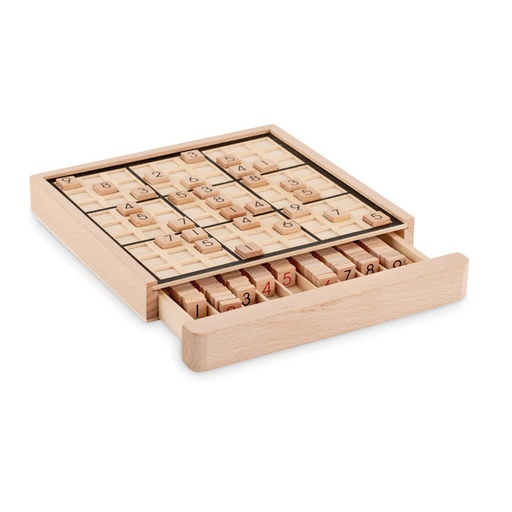 [MO6793-40] Wooden Sudoku Board Game