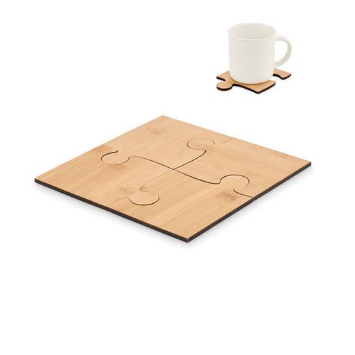 [MO6796-40] Set Of 4 Puzzle Coasters