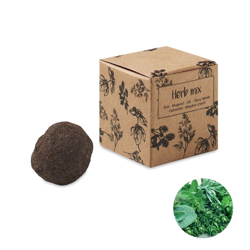 [MO6910-13] Herb Seed Bomb In Carton Box