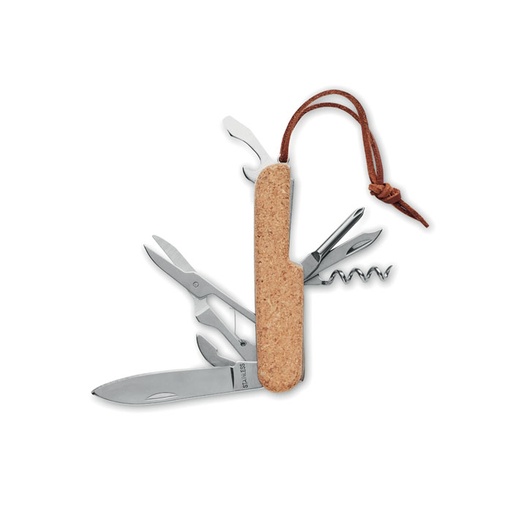 [MO6957-13] Multi Tool Pocket Knife Cork